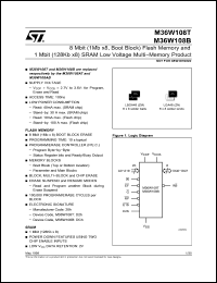 Click here to download M36W108T120ZM6T Datasheet