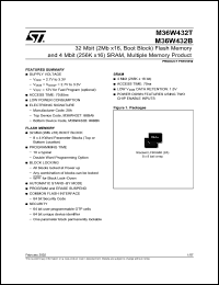 Click here to download M36W432-ZAT Datasheet