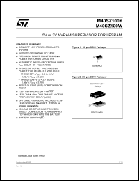 Click here to download M40SZ100WMQ Datasheet