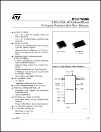 Click here to download M50FW080NB1T Datasheet