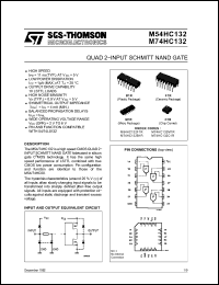Click here to download M74HC132C1 Datasheet