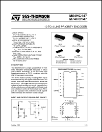 Click here to download M74HC147M1R Datasheet