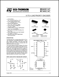 Click here to download M74HC147B1R Datasheet