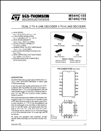 Click here to download M74HC155M1R Datasheet