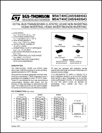 Click here to download M74HC245F1R Datasheet