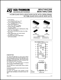 Click here to download M74HC266B1R Datasheet