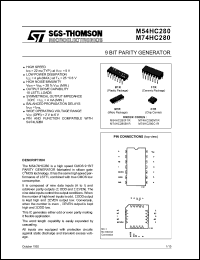 Click here to download M74HC280M1R Datasheet