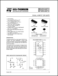 Click here to download M74HC4072C1R Datasheet