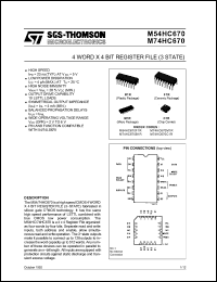 Click here to download M74HC670B1R Datasheet