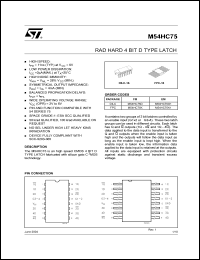 Click here to download M74HC75C1 Datasheet