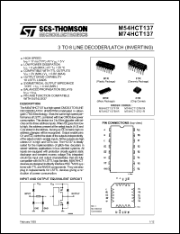 Click here to download M74HCT137C1R Datasheet