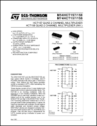 Click here to download M74HC158M1R Datasheet