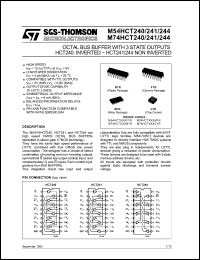 Click here to download M74HCT240B1R Datasheet