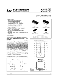 Click here to download M74HCT30C1 Datasheet