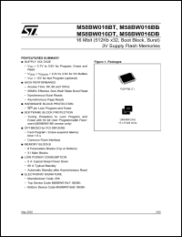 Click here to download M58BW016BBT Datasheet