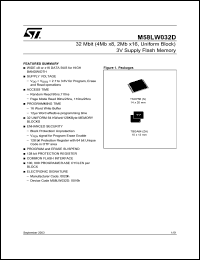 Click here to download M58LW032DZA Datasheet