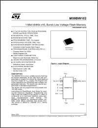 Click here to download M59BW102N Datasheet