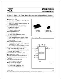 Click here to download M59DR008E100ZB6T Datasheet