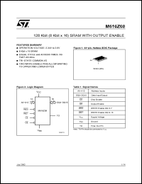 Click here to download M616Z08-20MH3TR Datasheet