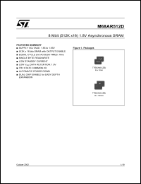Click here to download M68AR512DZB Datasheet