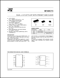 Click here to download M74HC73-1 Datasheet