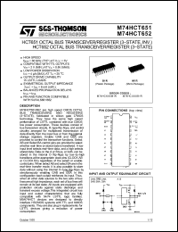 Click here to download M74HCT651B1R Datasheet