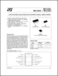 Click here to download MC3403P Datasheet