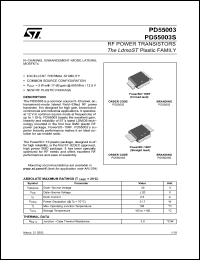 Click here to download PD55003S Datasheet