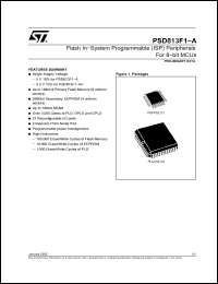 Click here to download PSD813F1-A-V-15J Datasheet