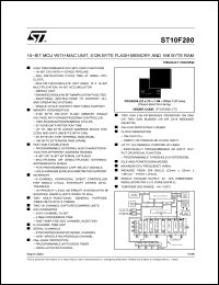 Click here to download ST10F280-JT3 Datasheet