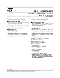 Click here to download ST16-19RFRDCS910 Datasheet