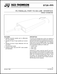 Click here to download ST20-PPI110 Datasheet