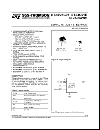 Click here to download ST24C01B1 Datasheet