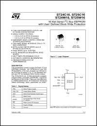 Click here to download 24C16 Datasheet