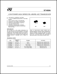 Click here to download ST490A Datasheet