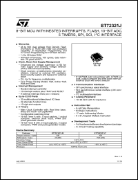 Click here to download ST72321J Datasheet