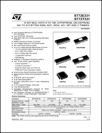 Click here to download ST72T331 Datasheet