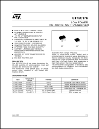 Click here to download ST75C176 Datasheet