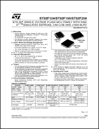 Click here to download ST92F150CV1TB Datasheet