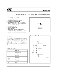 Click here to download ST95022M3 Datasheet