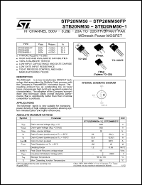 Click here to download STB20NM50T4 Datasheet