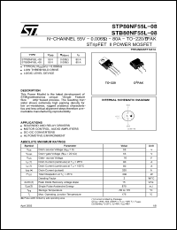 Click here to download STB80NF55L-08 Datasheet