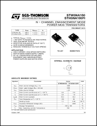 Click here to download STH5NA100 Datasheet
