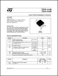 Click here to download T810-XXXB Datasheet