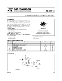 Click here to download TDA1910HS Datasheet