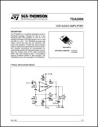 Click here to download TDA2006H Datasheet