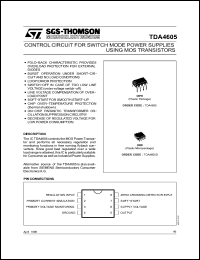 Click here to download TDA4605D Datasheet