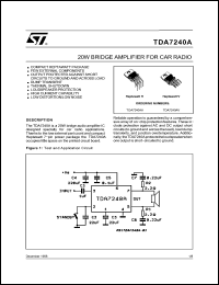 Click here to download TDA7240 Datasheet