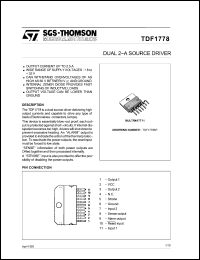 Click here to download TDF1778SP Datasheet