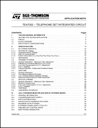 Click here to download TEA7092TQ Datasheet